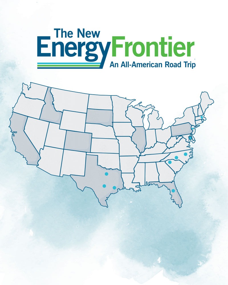 new energy frontier roadshow map
