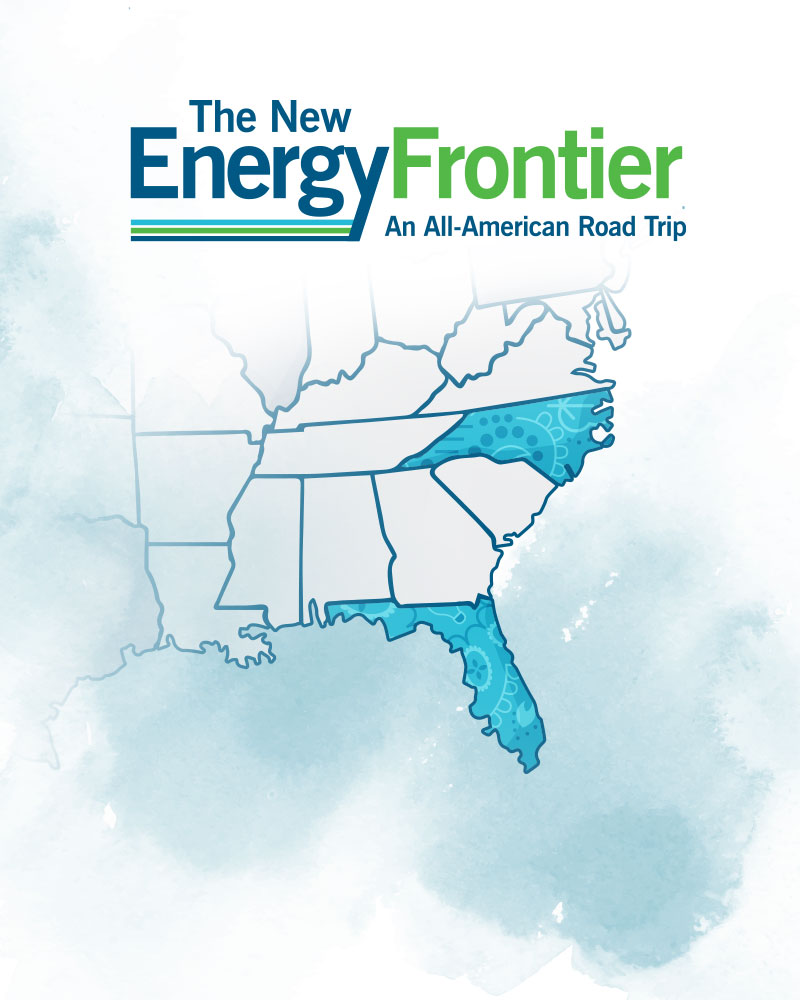 new energy frontier roadshow map